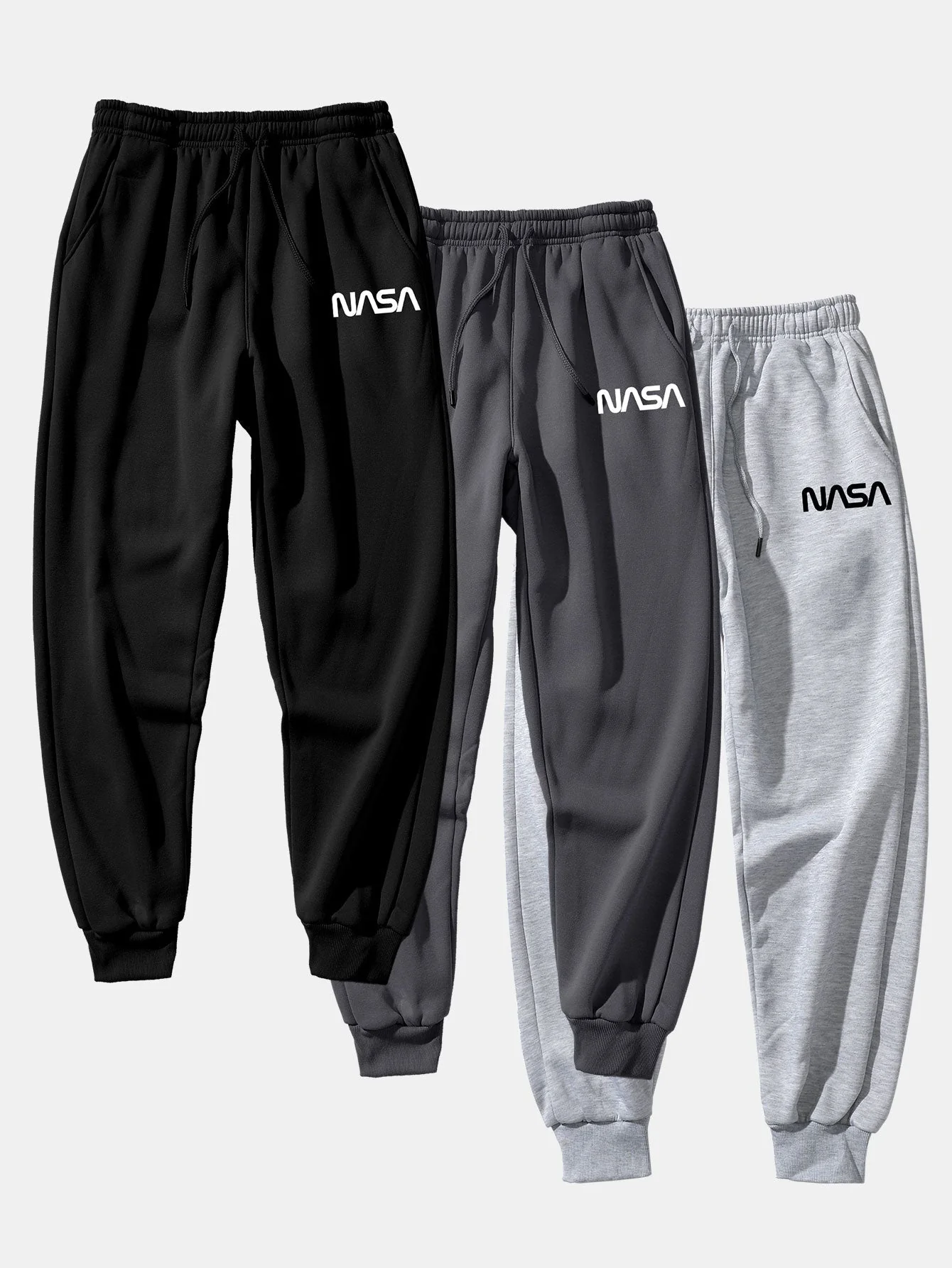Adlar® | 3 Pieces NASA Print Jogger Pants - Image 2