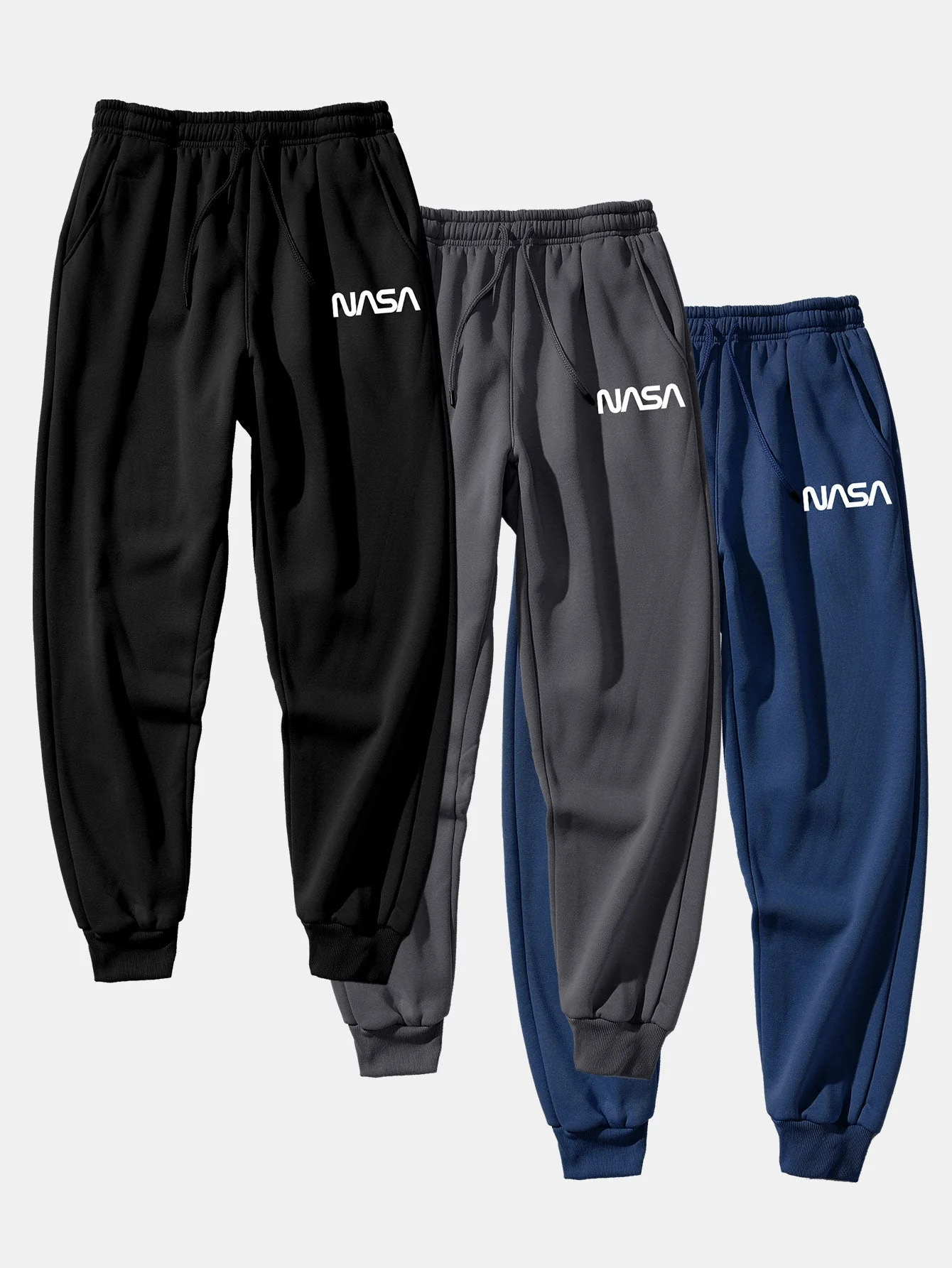 Adlar® | 3 Pieces NASA Print Jogger Pants - Image 4