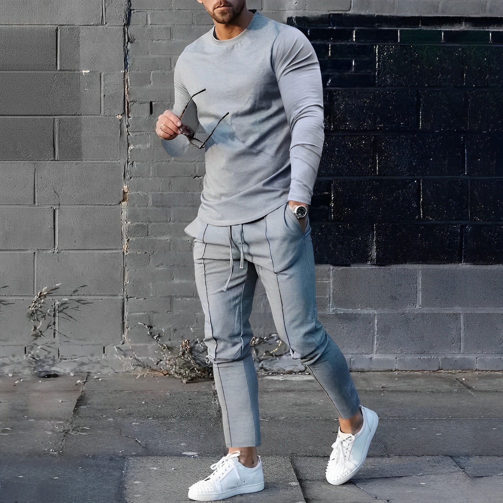Adler® | Trendy Warm Sweater with Pants for Men - Image 2
