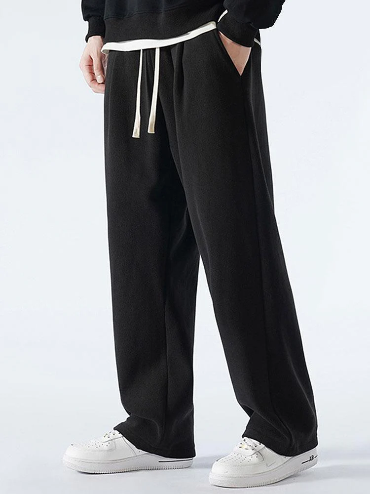 Admon® | 3 Pieces Polar Fleece Loose Fit Straight Leg Pants - Image 7