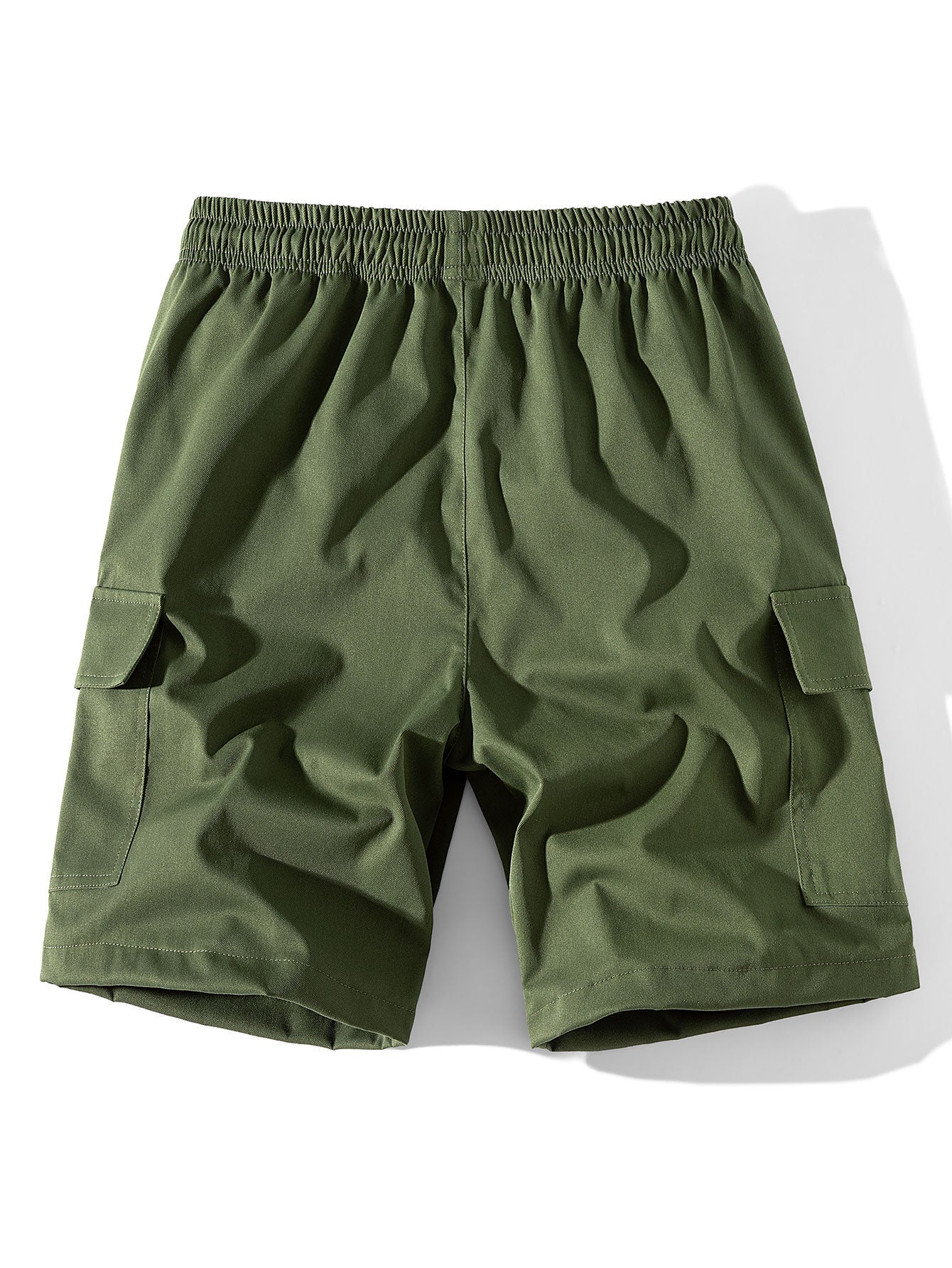 Adolfito® | 3 Pieces Solid Color Cargo Drawstring Shorts - Image 10