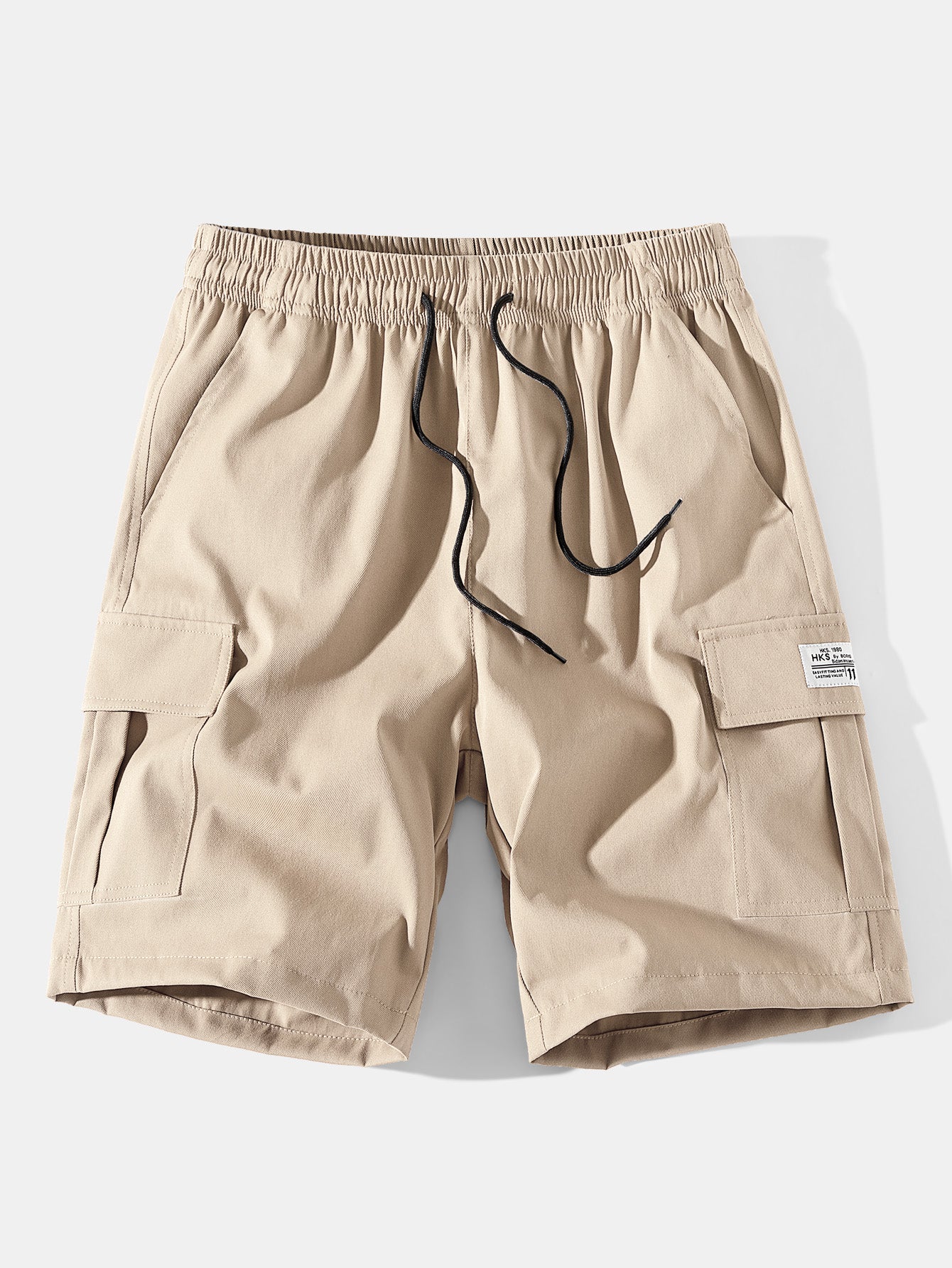 Adolfito® | 3 Pieces Solid Color Cargo Drawstring Shorts - Image 3