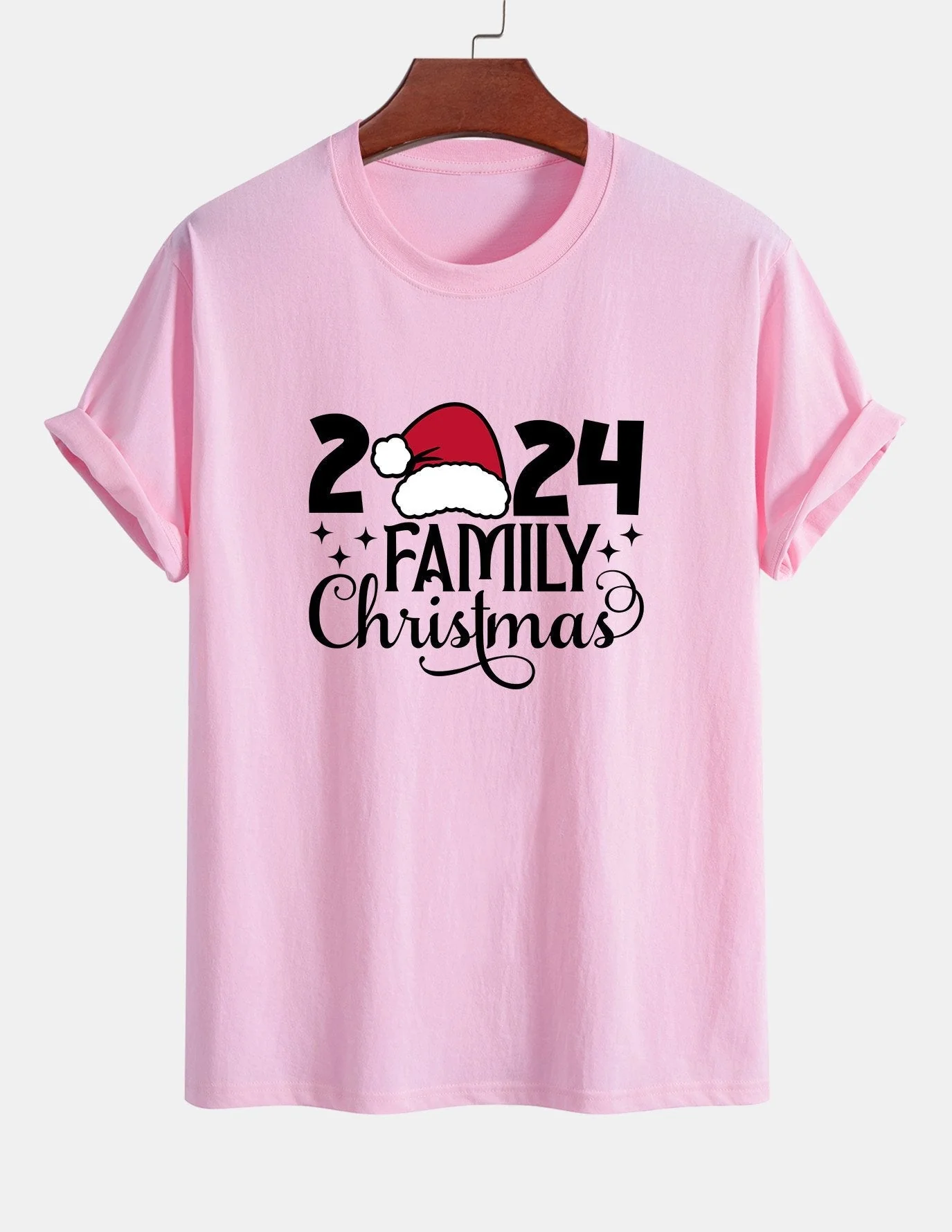 Adolfo® | Family Christmas 2024 Print Cotton T-Shirt - Image 12