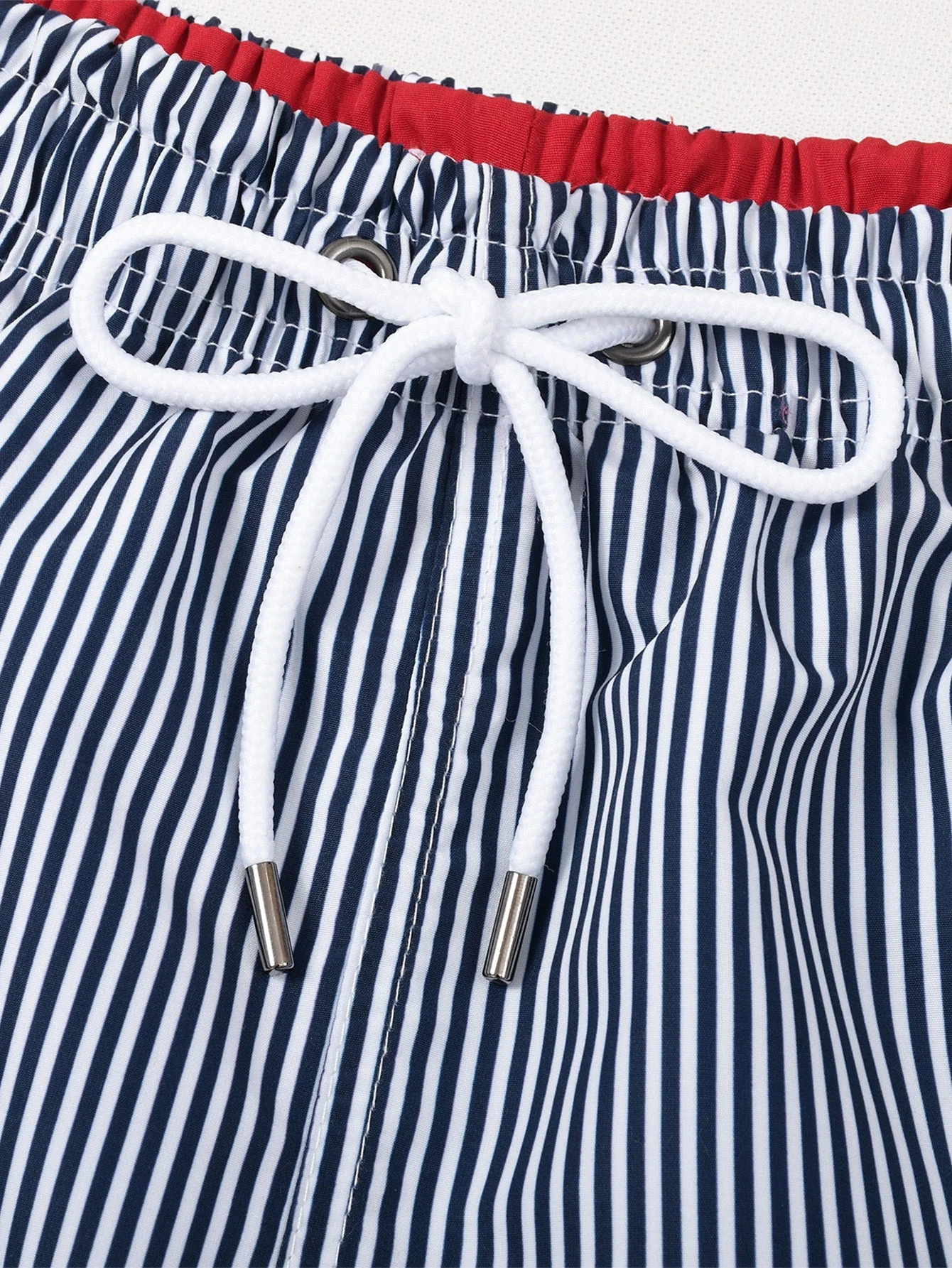 Adolphus® | 3 Pieces Vertical Striped Drawstring Swim Shorts - Image 12