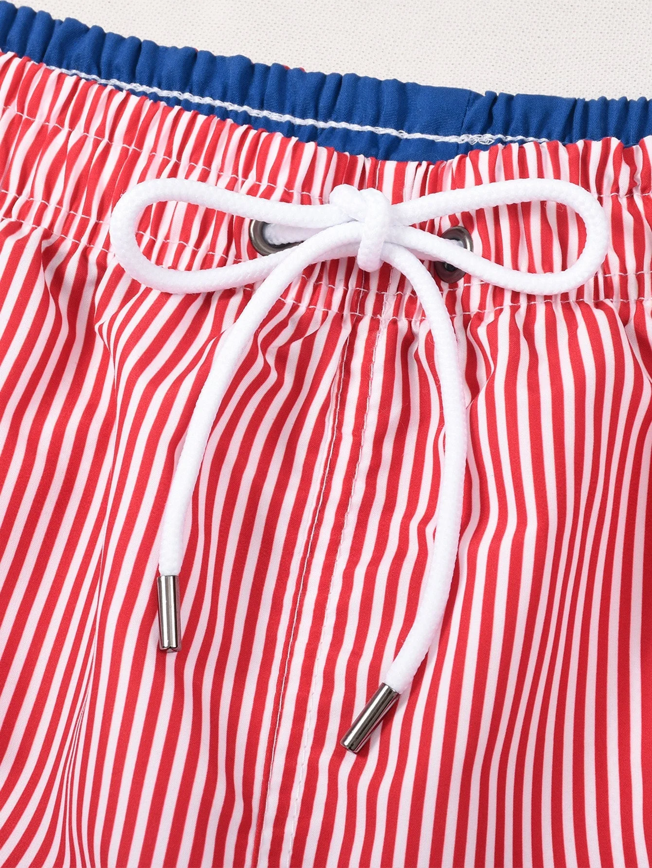 Adolphus® | 3 Pieces Vertical Striped Drawstring Swim Shorts - Image 13