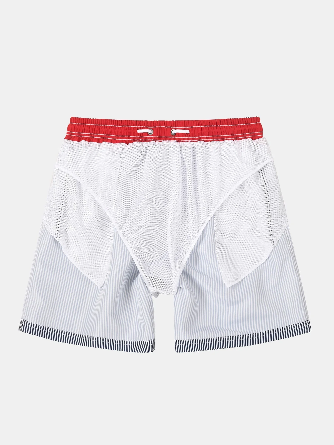 Adolphus® | 3 Pieces Vertical Striped Drawstring Swim Shorts - Image 7