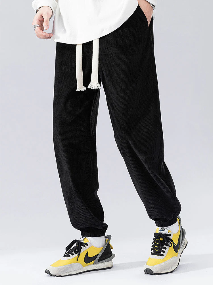 Adrián® | Drawstring Corduroy Joggers - Image 8