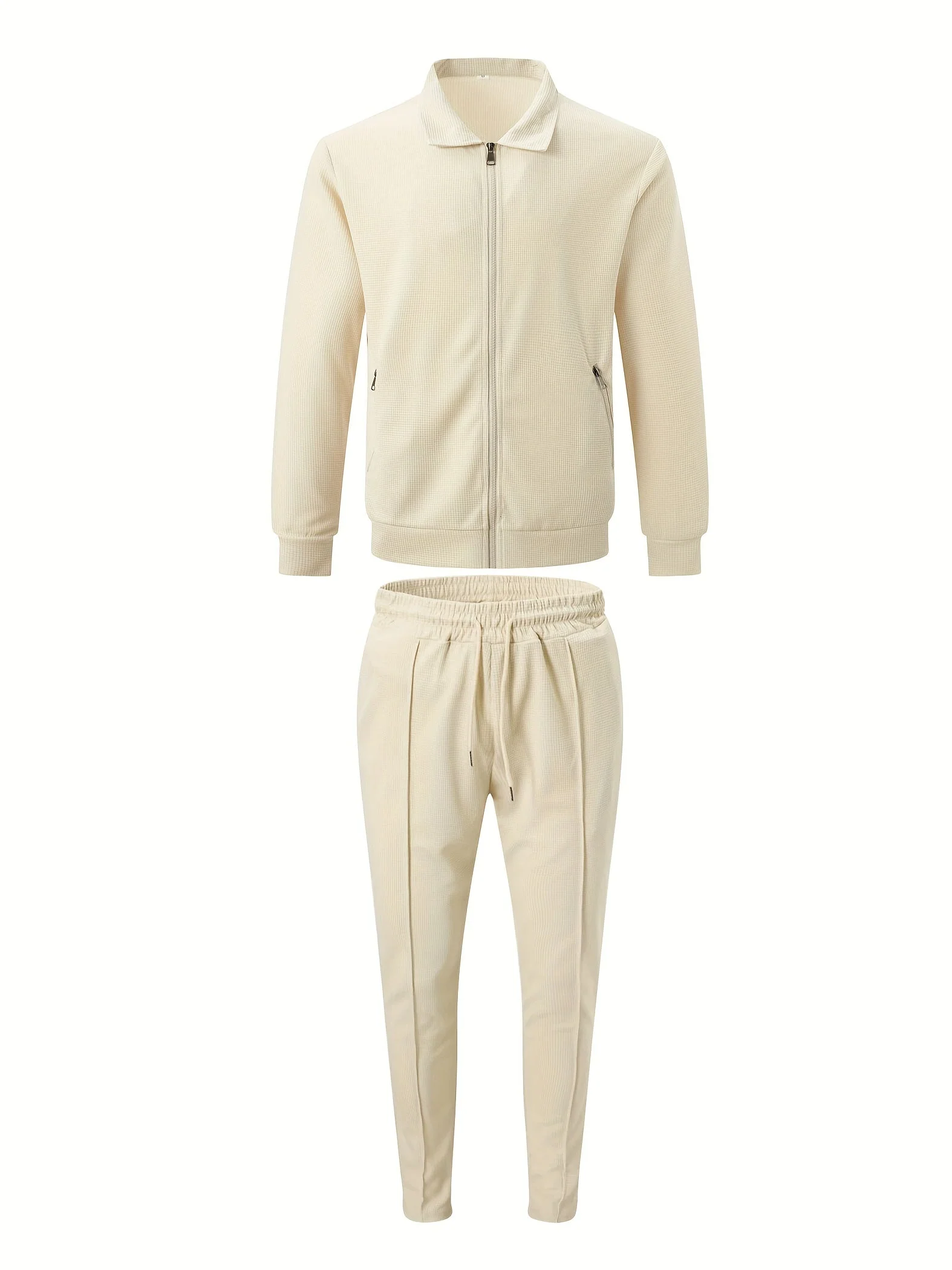 Adriel | Tweedy set with waffle detail - Image 11