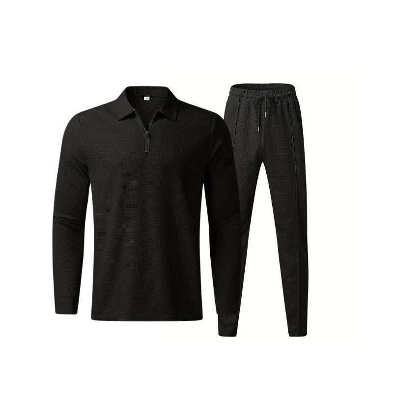 Adriel | Tweedy set with waffle detail - Image 25
