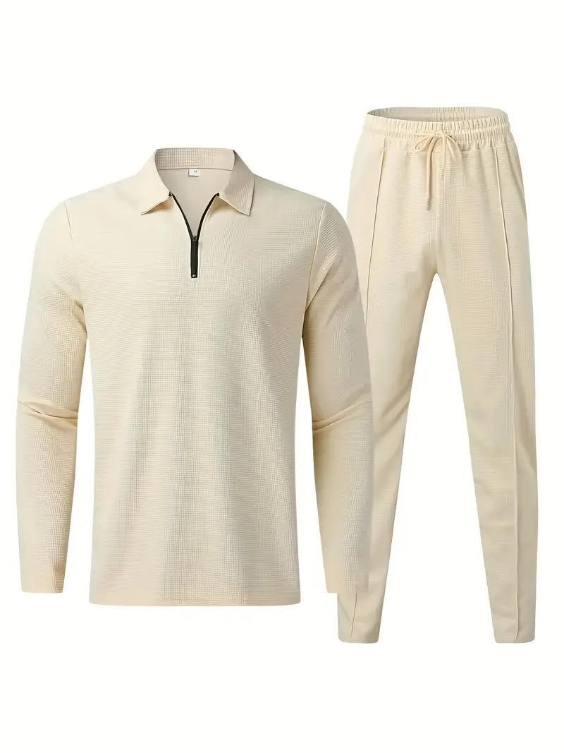 Adriel | Tweedy set with waffle detail - Image 9