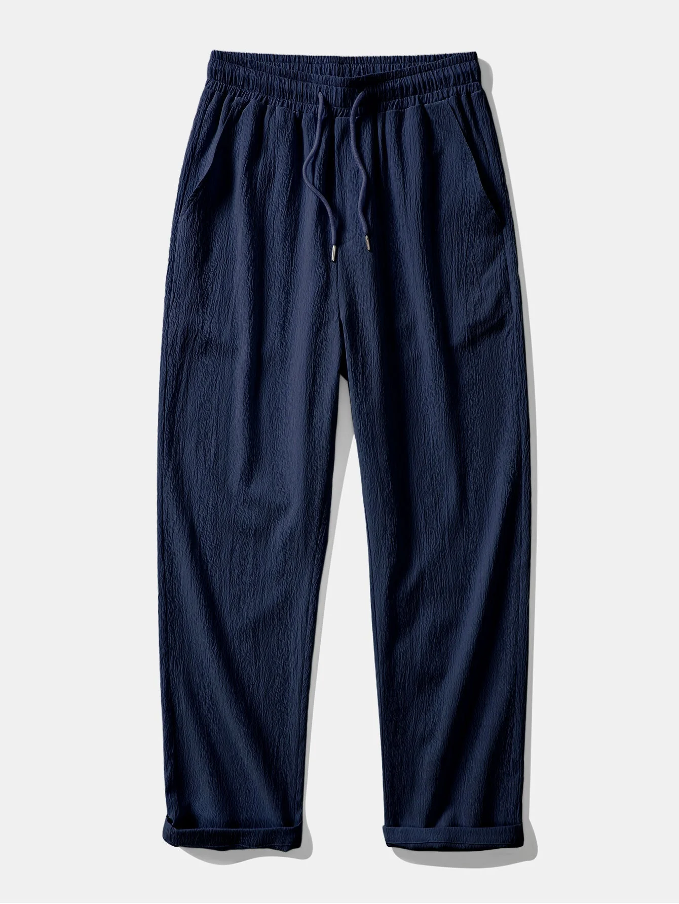 Aedon® | Textured Contrast Cuban Shirt & Straight Leg Pants - Image 18