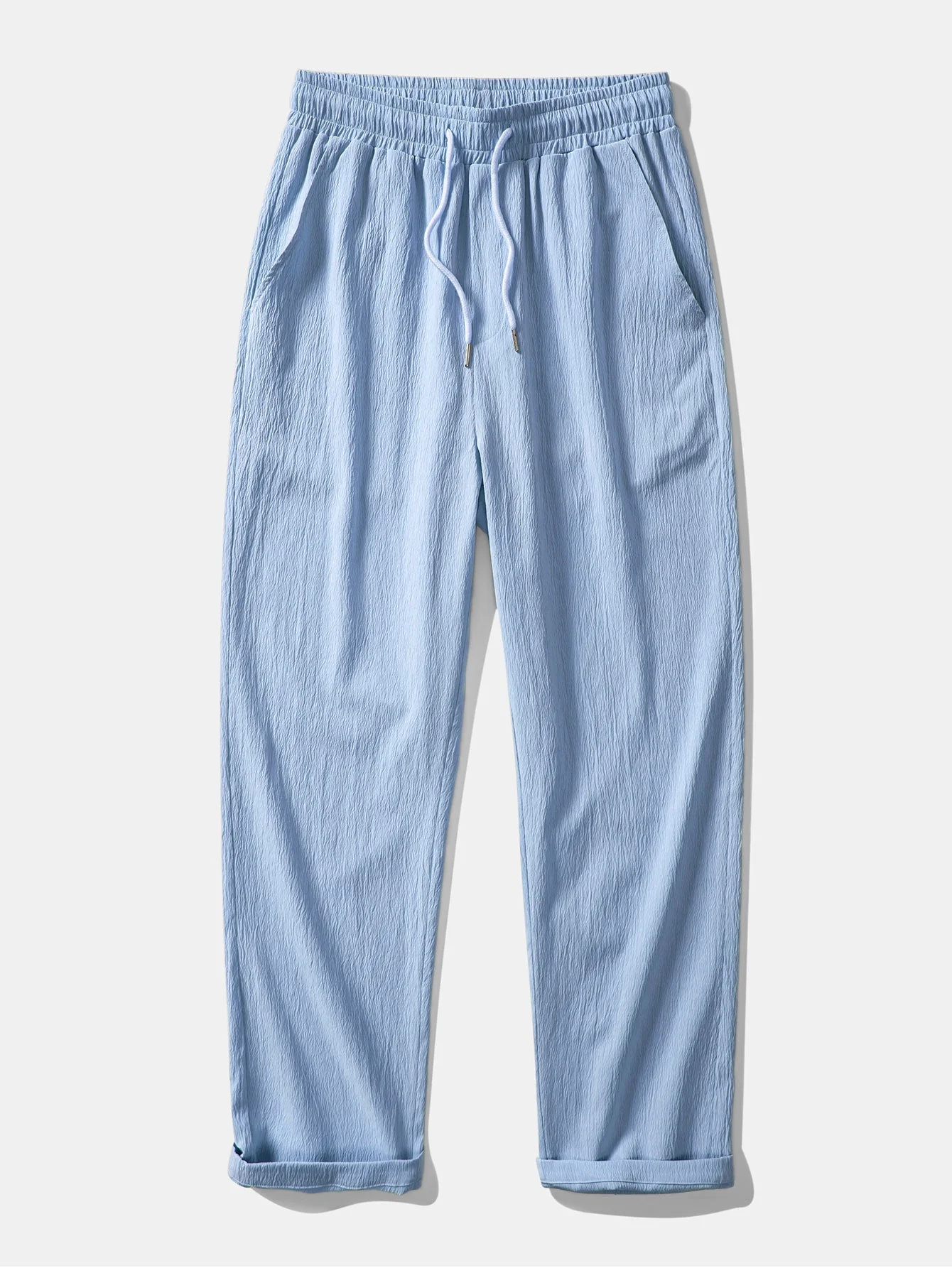 Aedon® | Textured Contrast Cuban Shirt & Straight Leg Pants - Image 19