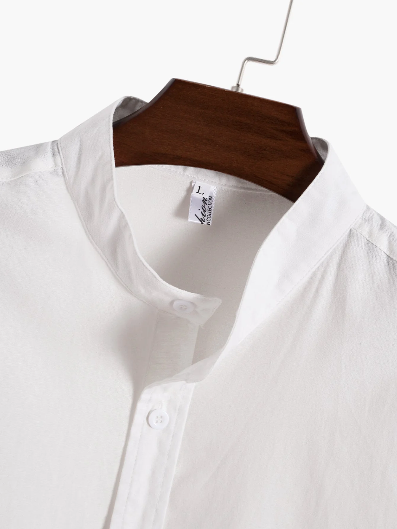 Aegidius® | Linen Look Short Sleeve Basic Shirts & Straight Leg Linen Pants - Image 5