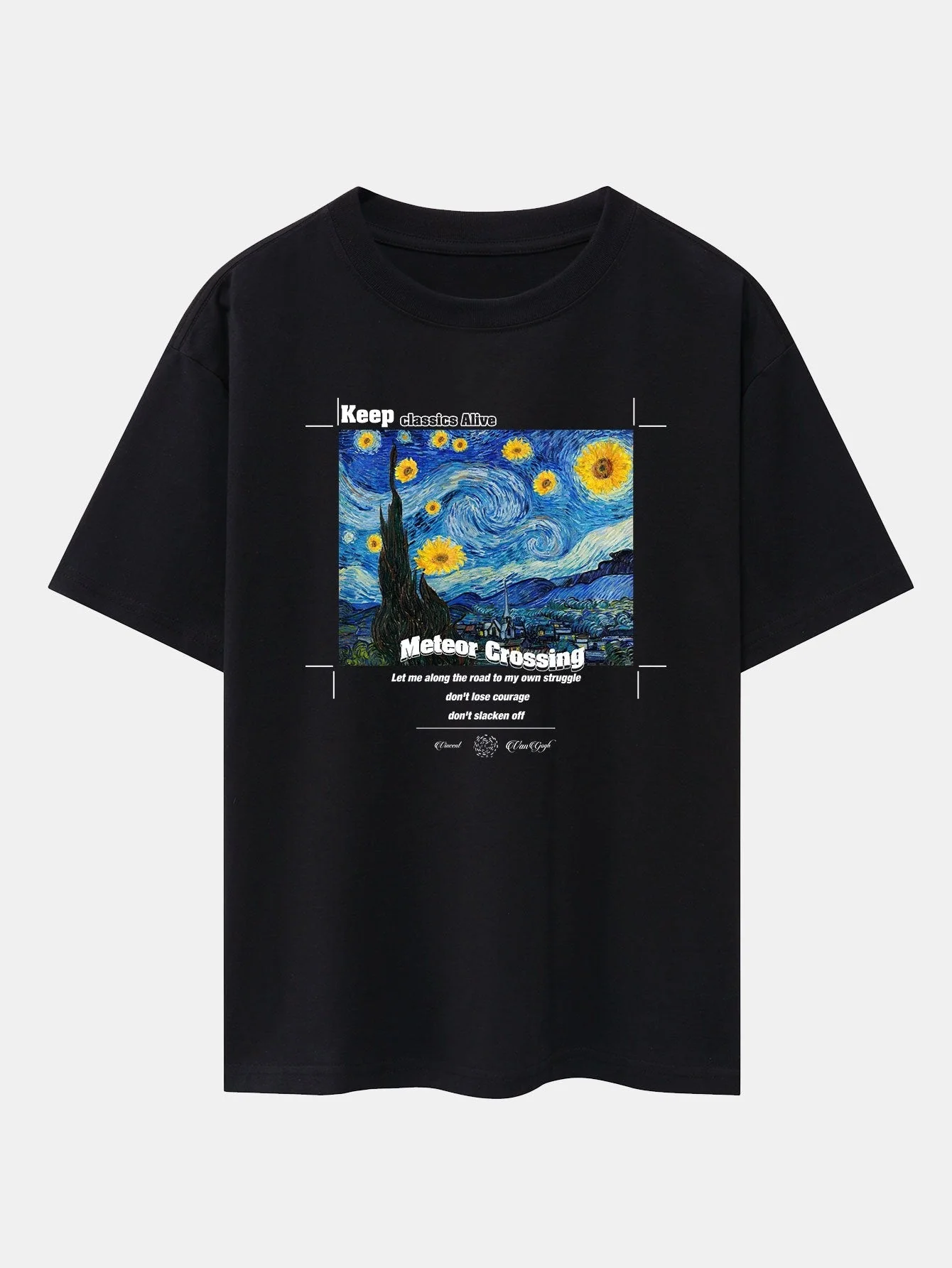 Aegon® | Abstract Painting Print Drop Shoulder Oversize T-Shirt - Image 2