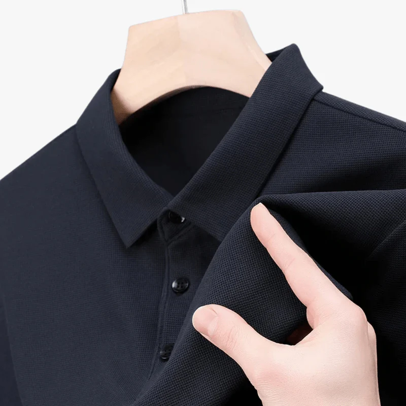 Aeneas | Men's Waffle Polo - Breathable 4-Season Comfort - Stylish & Comfortable Fit - Image 2
