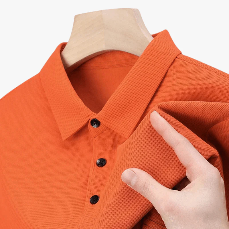 Aeneas | Men's Waffle Polo - Breathable 4-Season Comfort - Stylish & Comfortable Fit - Image 4