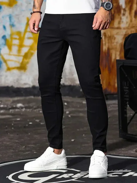 Aethelred® | Men's Slim Fit Classic Skinny Jeans - Image 7