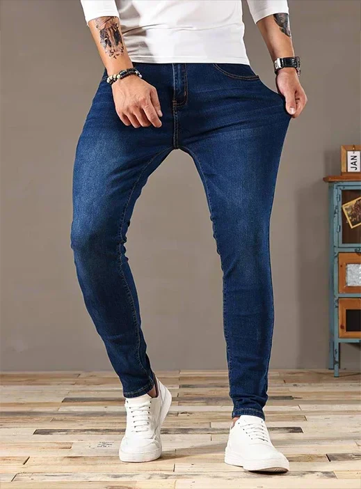 Aethelred® | Men's Slim Fit Classic Skinny Jeans - Image 8