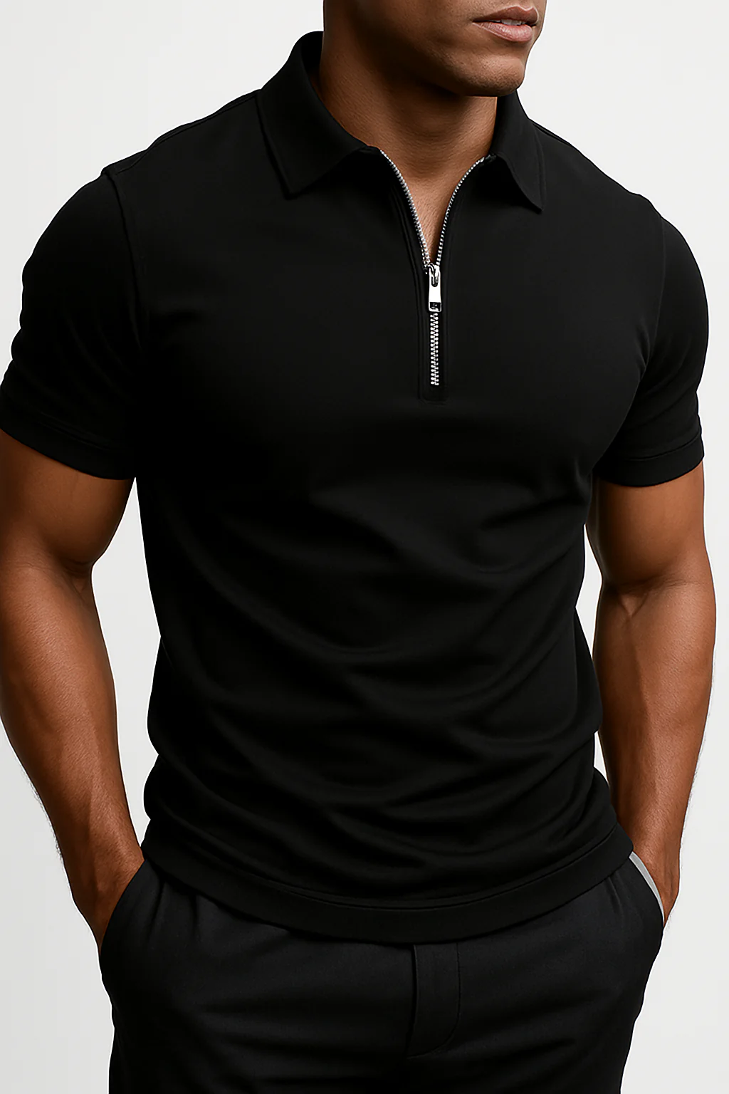Agamenon® | THE BELLAGIO HALF ZIP POLO - Image 6
