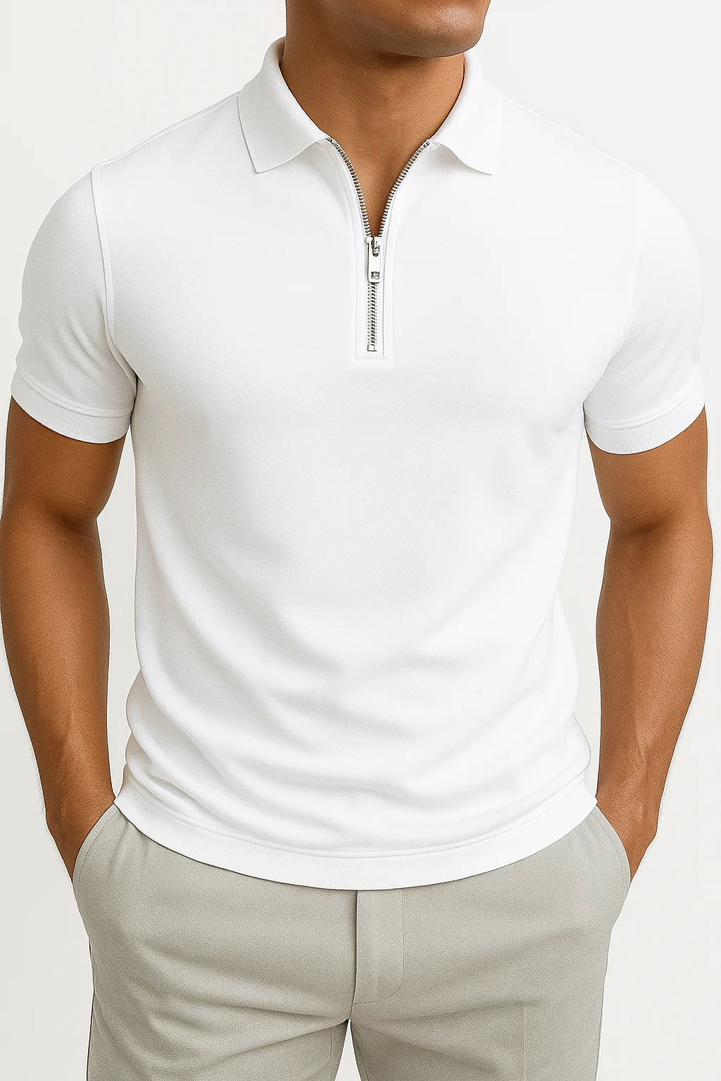 Agamenon® | THE BELLAGIO HALF ZIP POLO - Image 7