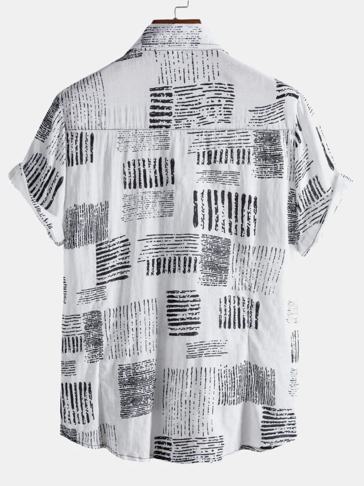 Agaton® | Abstract Printing Lapel Shirts - Image 2