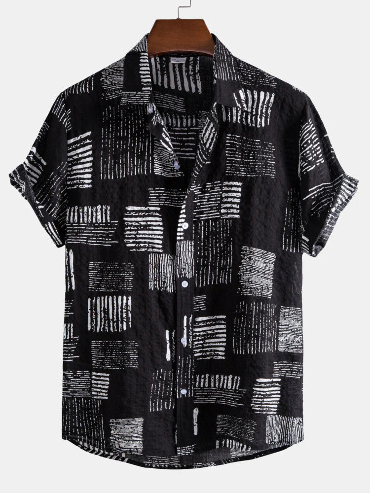 Agaton® | Abstract Printing Lapel Shirts - Image 3