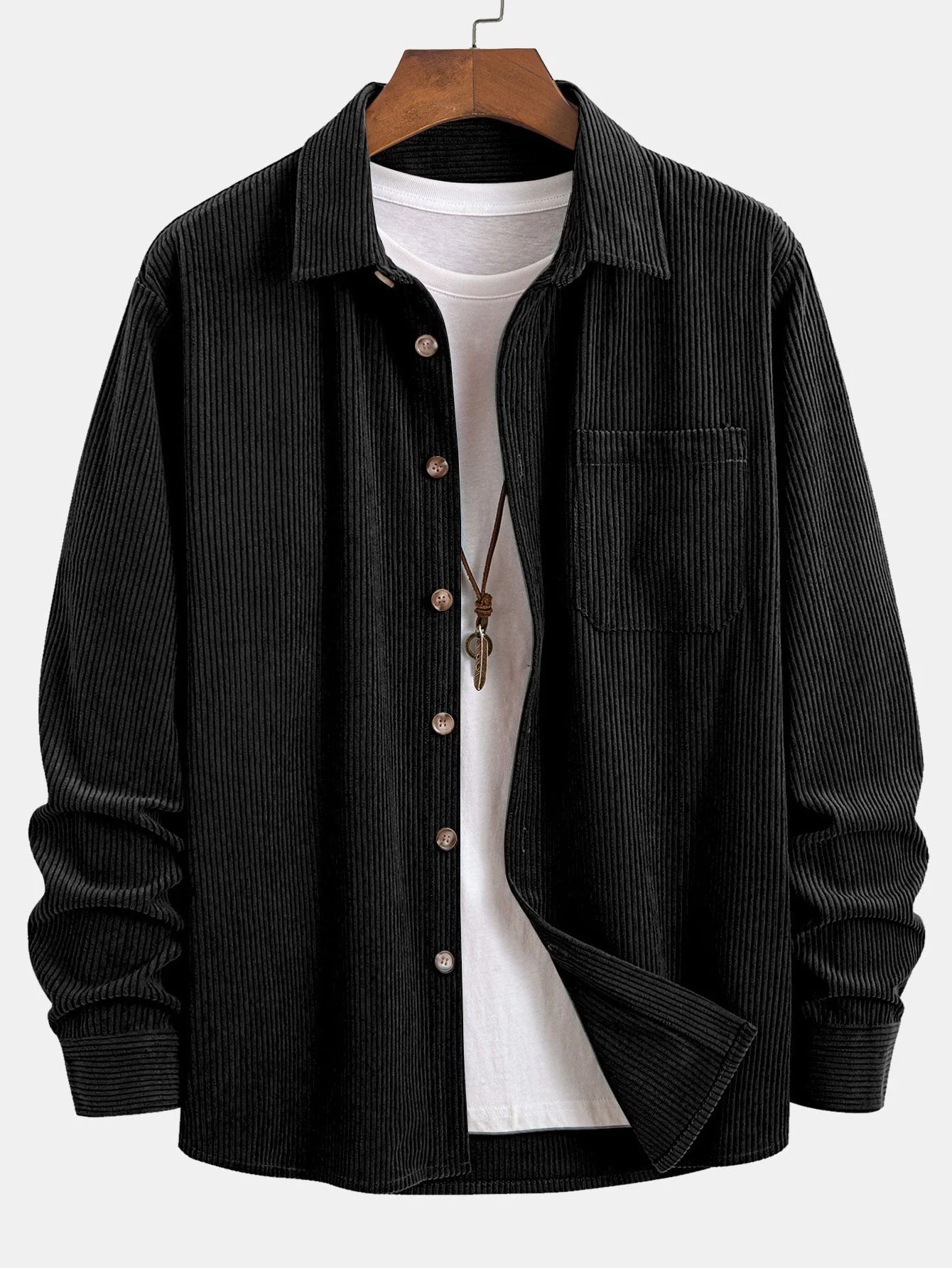 Agustín® | Corduroy Button Up Shirt - Image 3