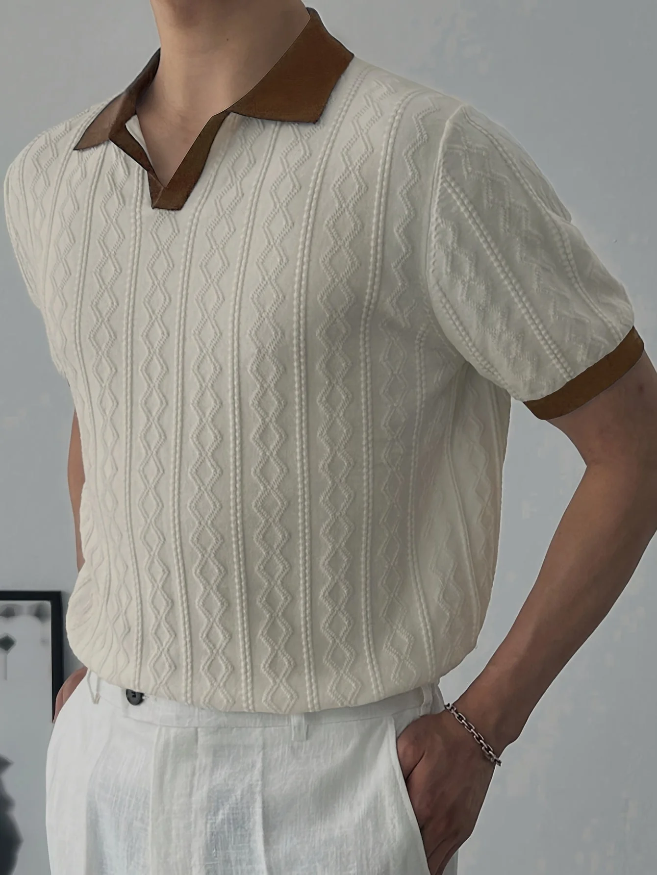 Agustín | Knit Polo Shirt – Old Money Shirts for Men - Image 6