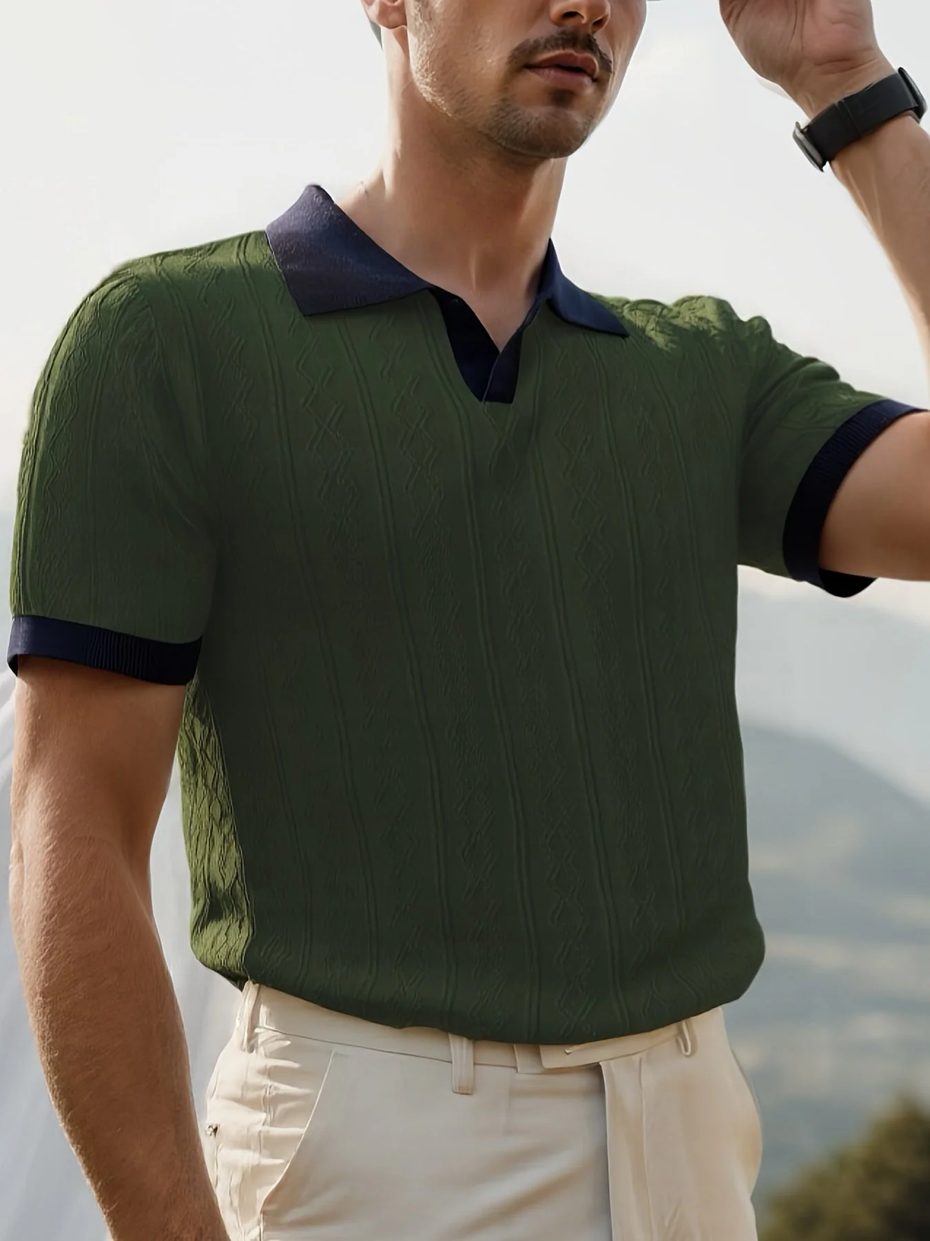 Agustín | Knit Polo Shirt – Old Money Shirts for Men - Image 7