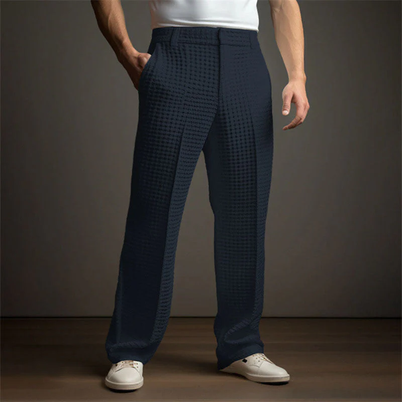 Agustino® | Brooks Waffle-Knit Trousers - Image 3