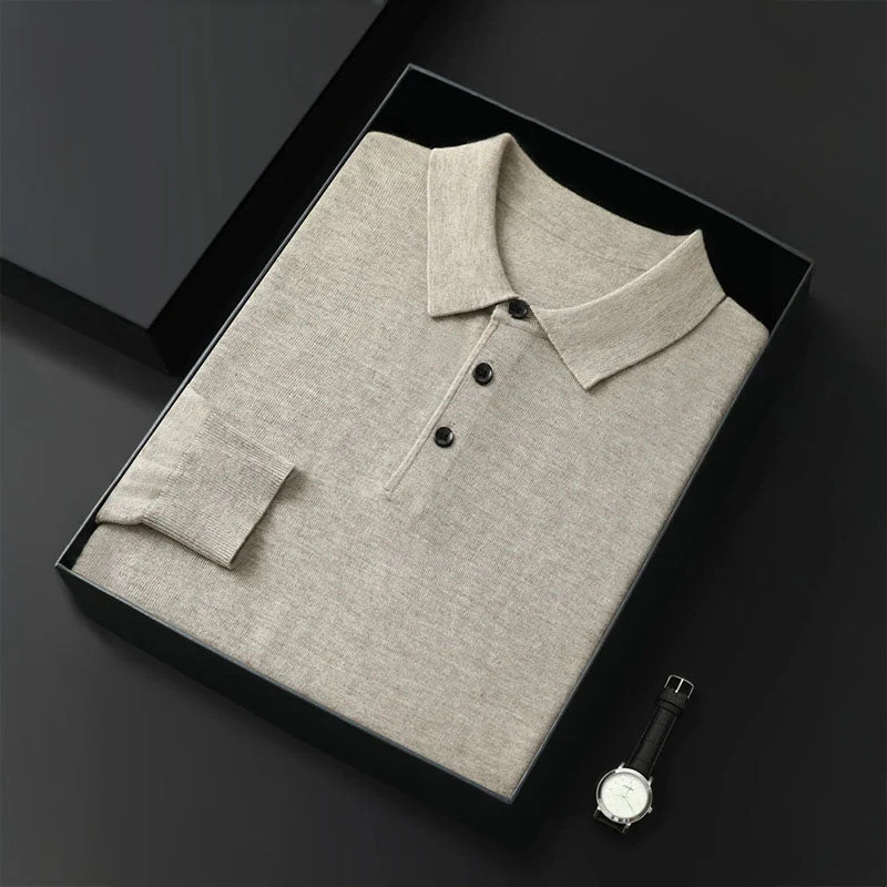 Agustino® | Polo Shirt In 100% Merino Wool - Image 6
