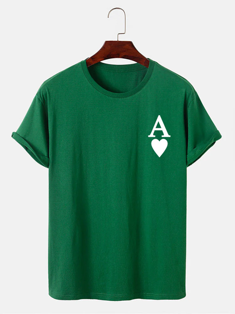 Ahimelech® | Ace of Spades Print T-Shirt - Image 10