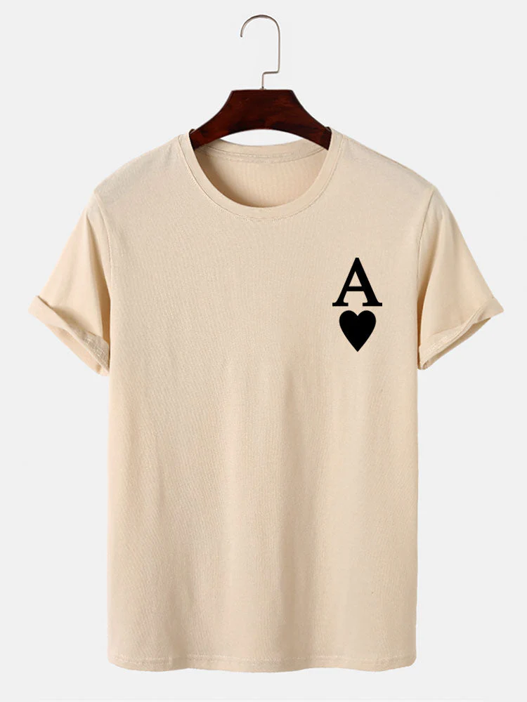 Ahimelech® | Ace of Spades Print T-Shirt - Image 12