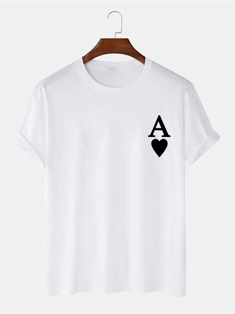 Ahimelech® | Ace of Spades Print T-Shirt - Image 2