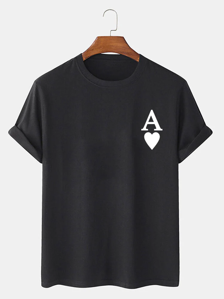 Ahimelech® | Ace of Spades Print T-Shirt - Image 3