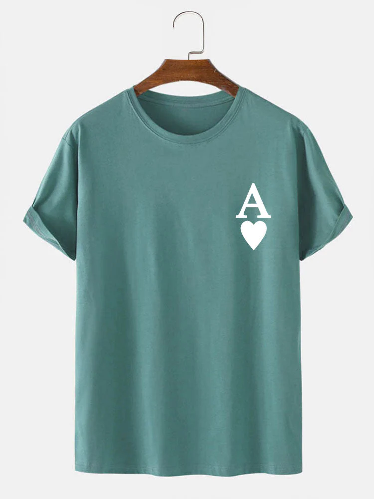 Ahimelech® | Ace of Spades Print T-Shirt - Image 5