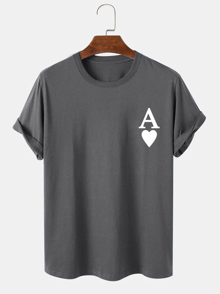 Ahimelech® | Ace of Spades Print T-Shirt - Image 6