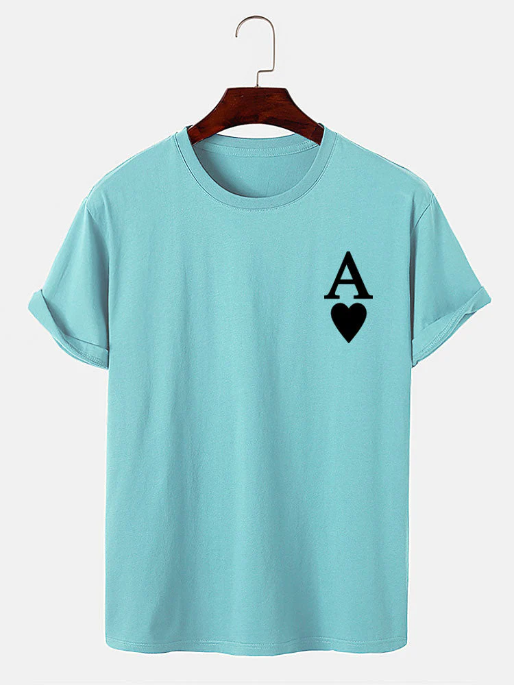 Ahimelech® | Ace of Spades Print T-Shirt - Image 7