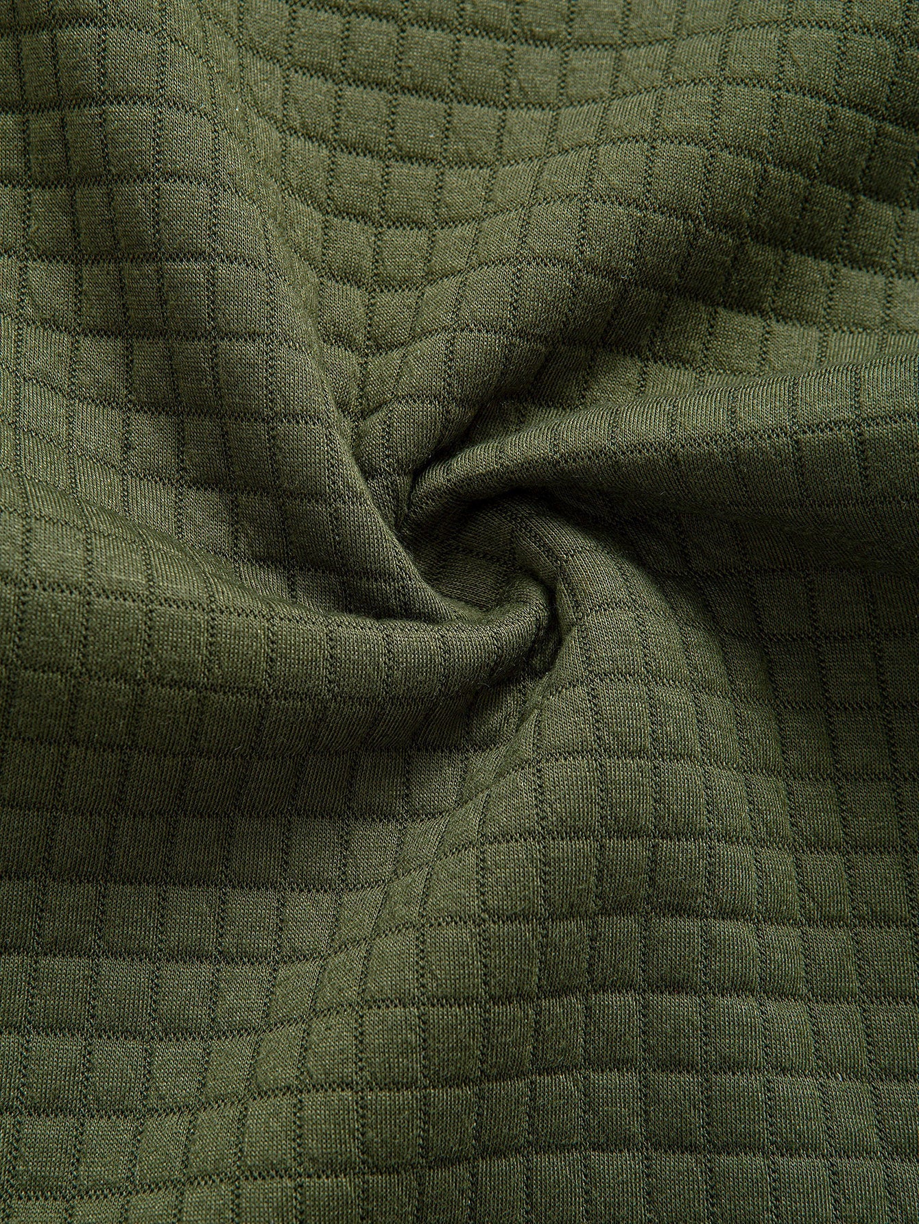 Ahmik® | Quilted Waffle Jacquard Overshirt - Image 11