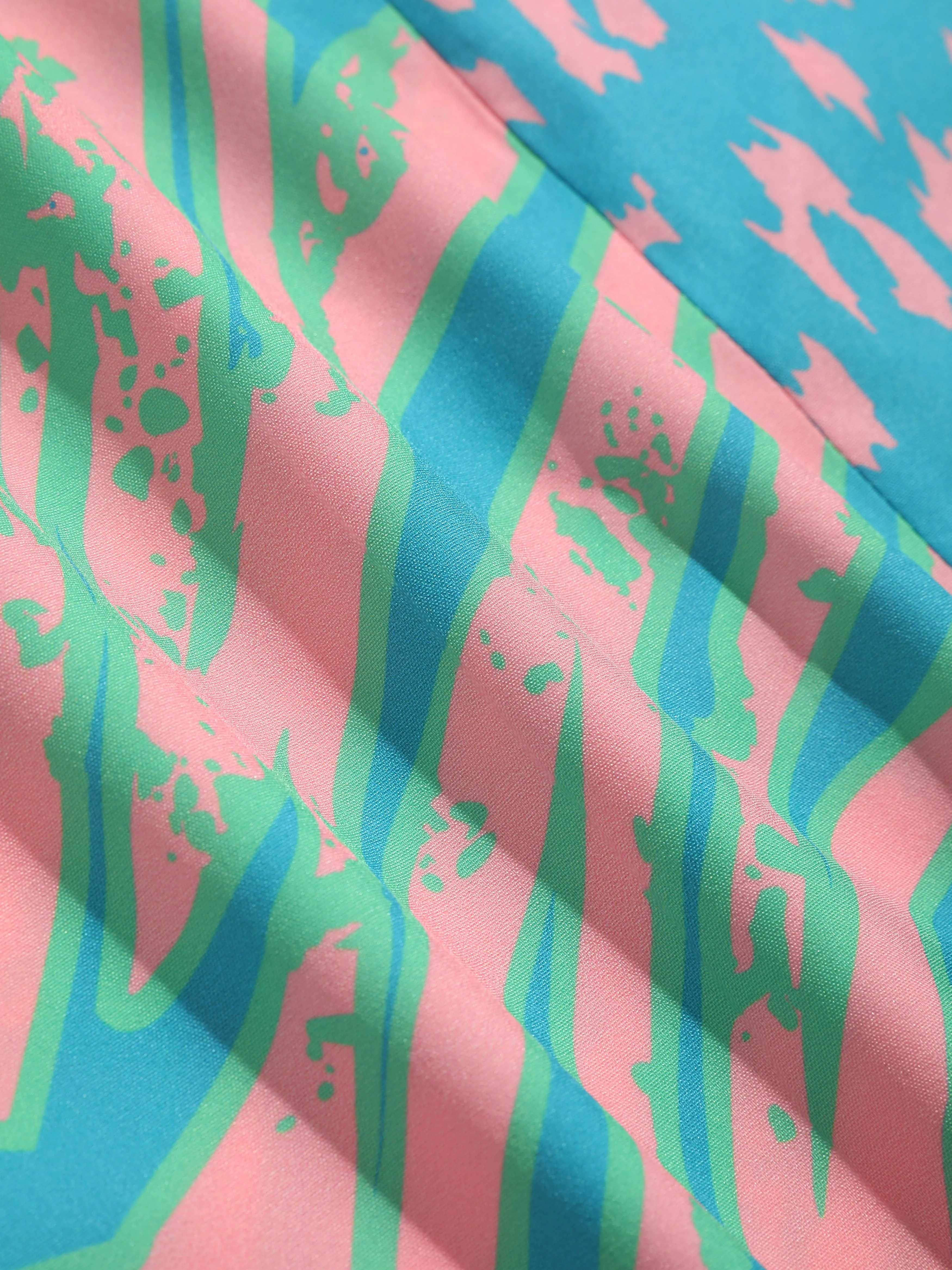 Aiken® | Animal Pattern Print Patchwork Shirts - Image 5