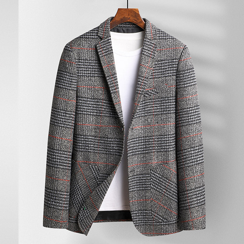 Aimar® | Royal Wool Herringbone Blazer - Image 4