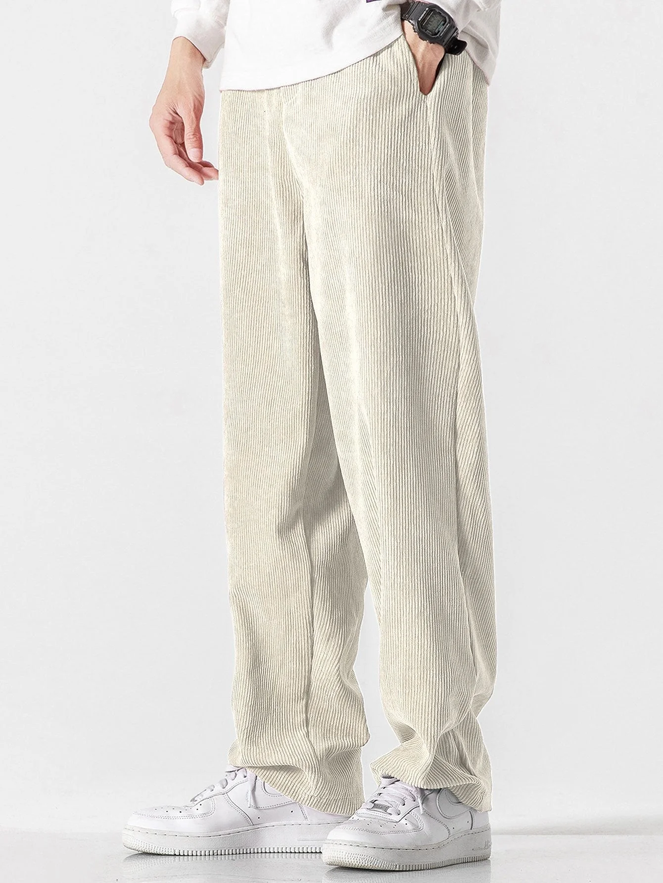 Aitor® | Straight Leg Corduroy Pants - Image 2