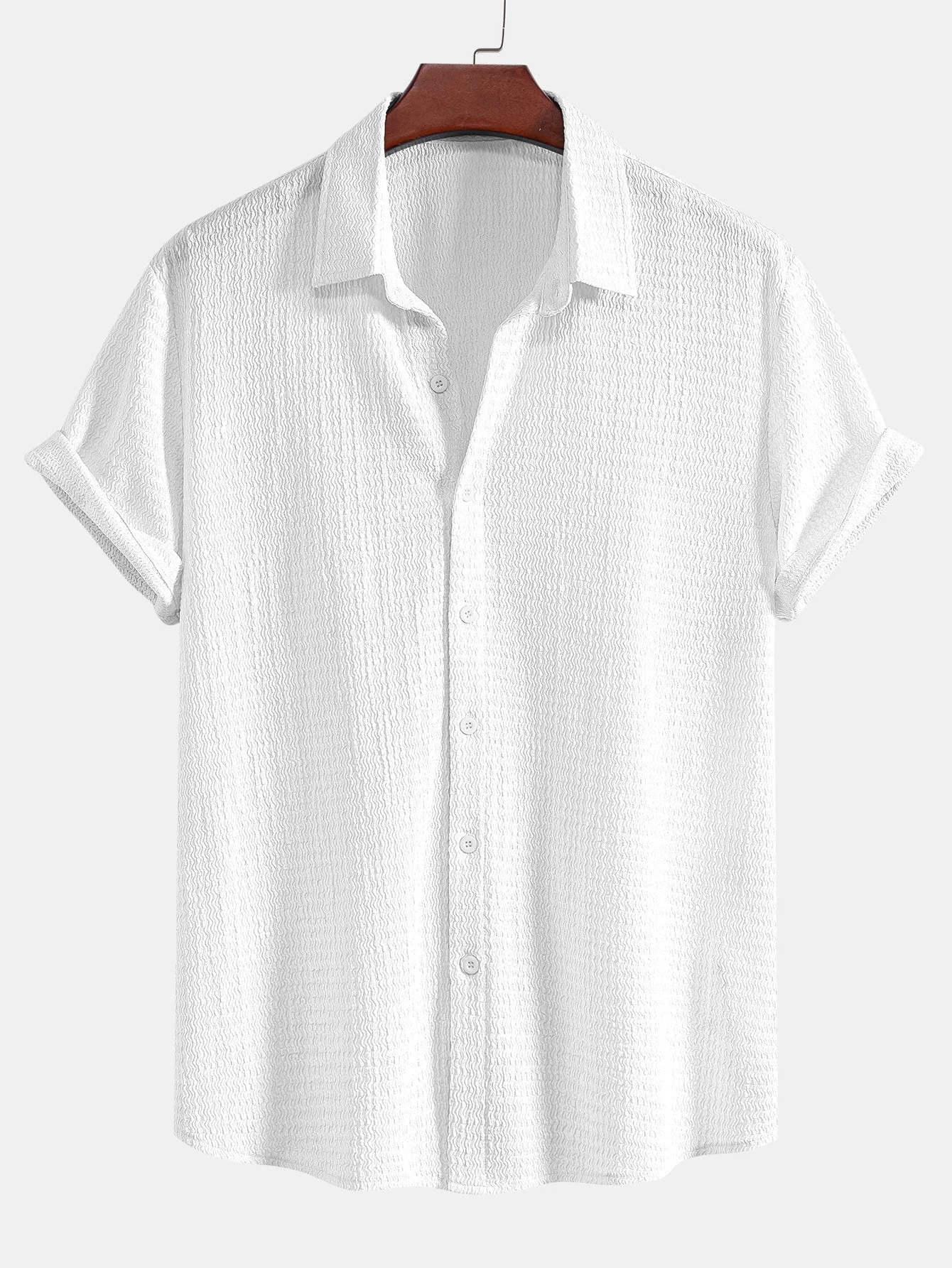 Akilles® | Textured Button Up Shirt - Image 3
