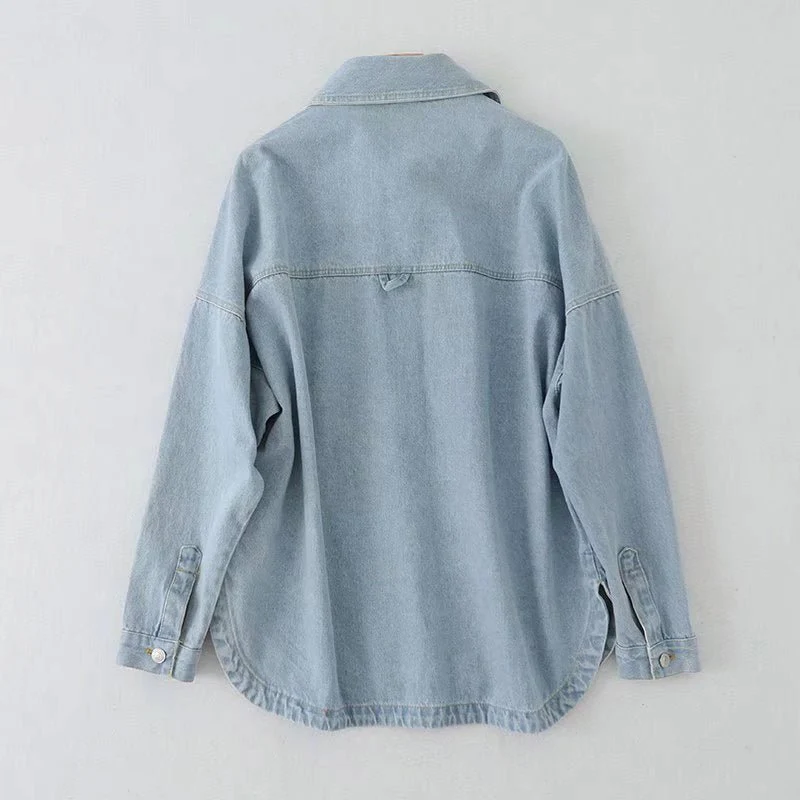 Alain® | Alessia Romano Washed Denim Jacket - Image 4