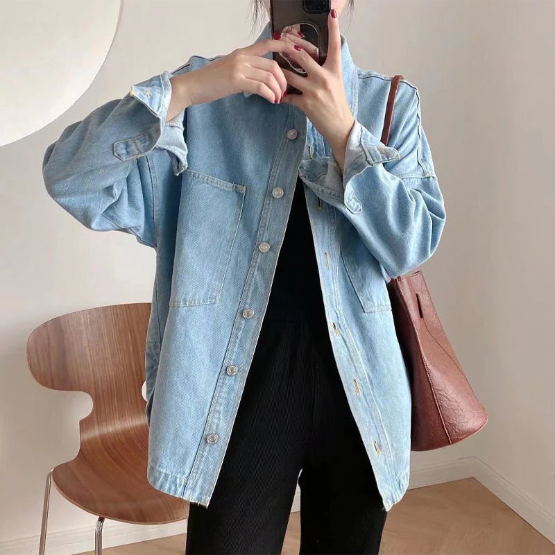Alain® | Alessia Romano Washed Denim Jacket - Image 5