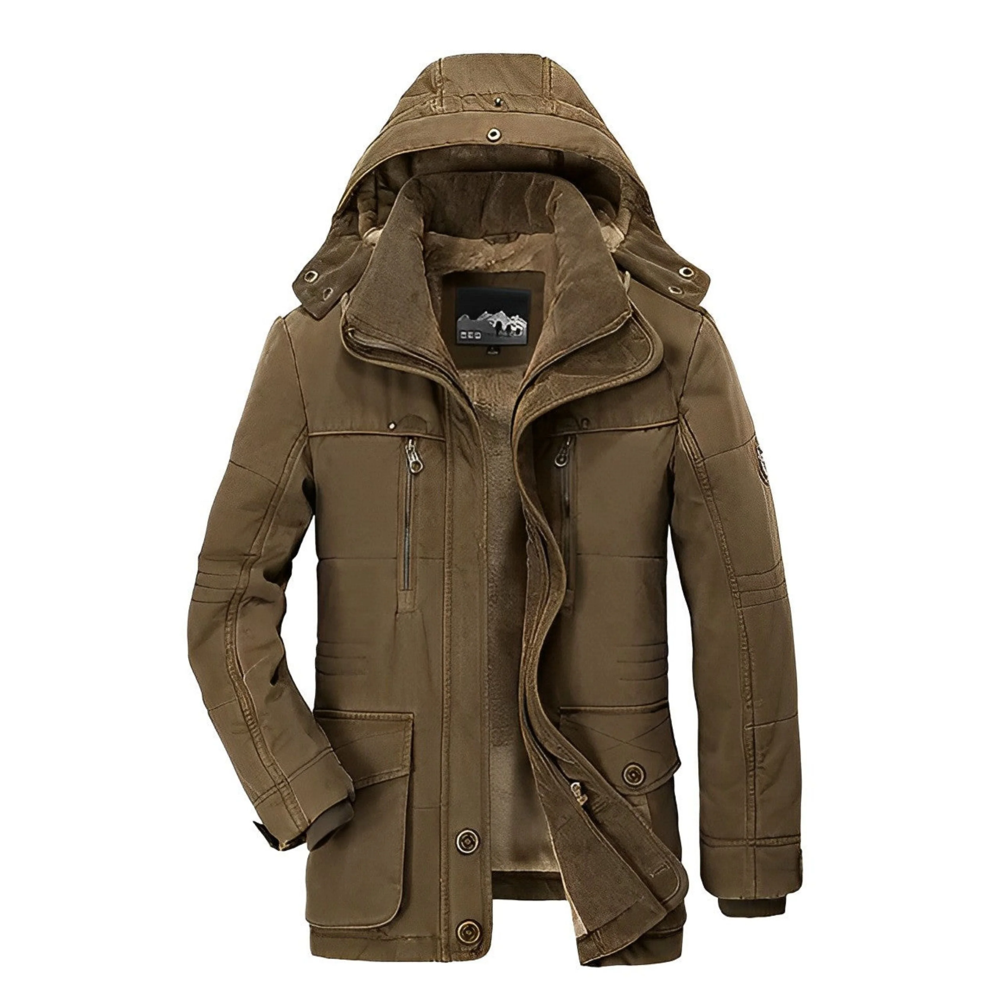 Alan® | Men's winter jacket with hood - Image 2