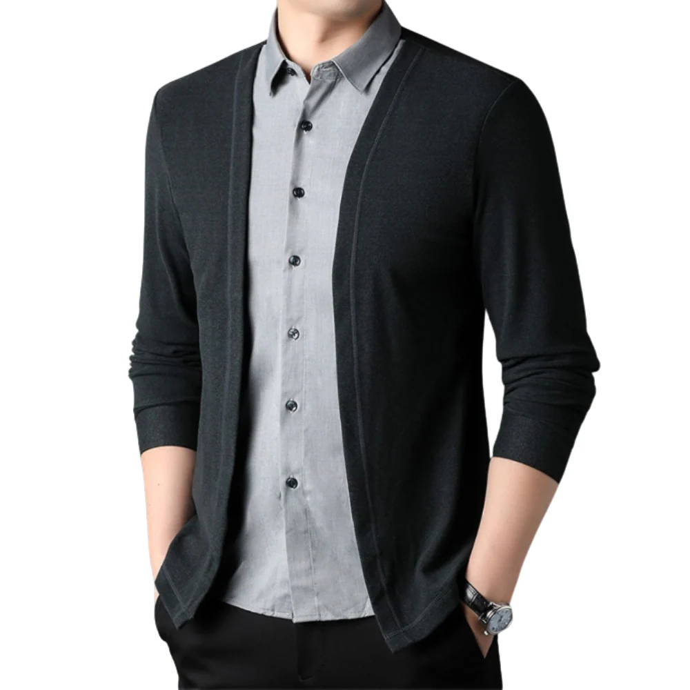 Alan | 2-in-1 shirt and cardigan - Image 3