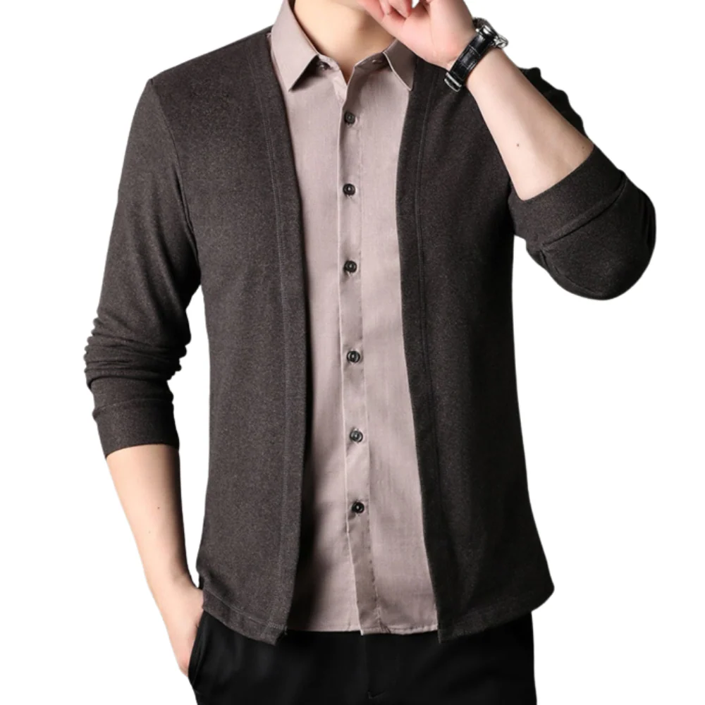 Alan | 2-in-1 shirt and cardigan - Image 8