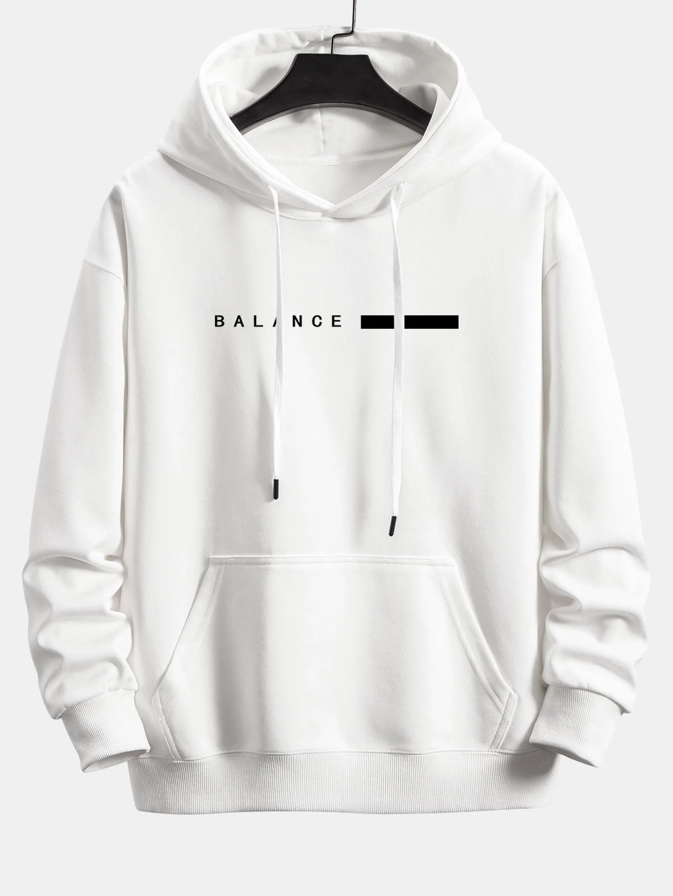 Alan | Balance Stripe Print Relax Fit Hoodie - Image 5