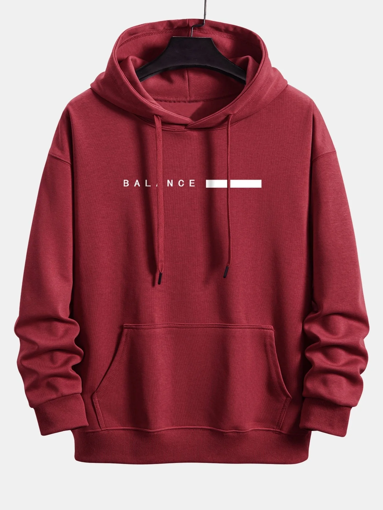 Alan | Balance Stripe Print Relax Fit Hoodie - Image 7